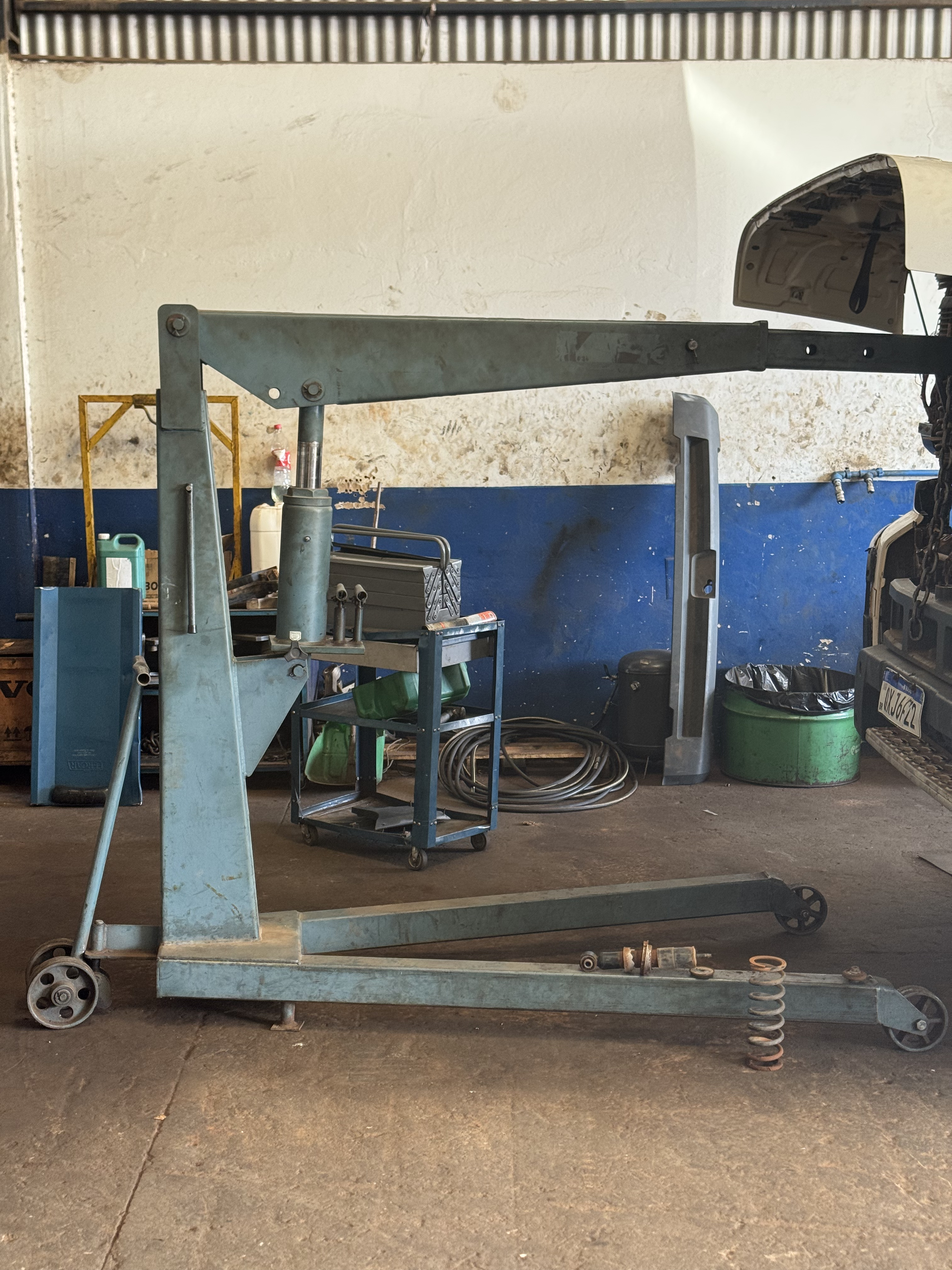 Macaco hidráulico pesado da oficina